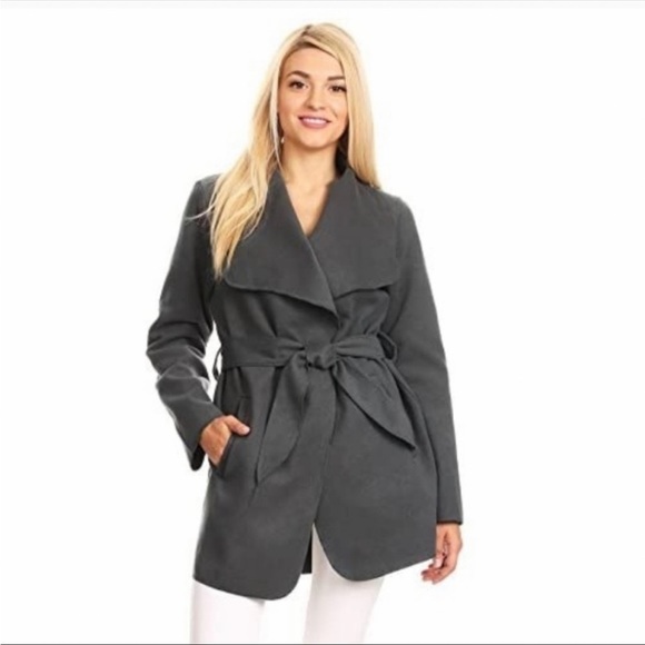 Ambiance Trench Style Coat - Picture 1 of 6
